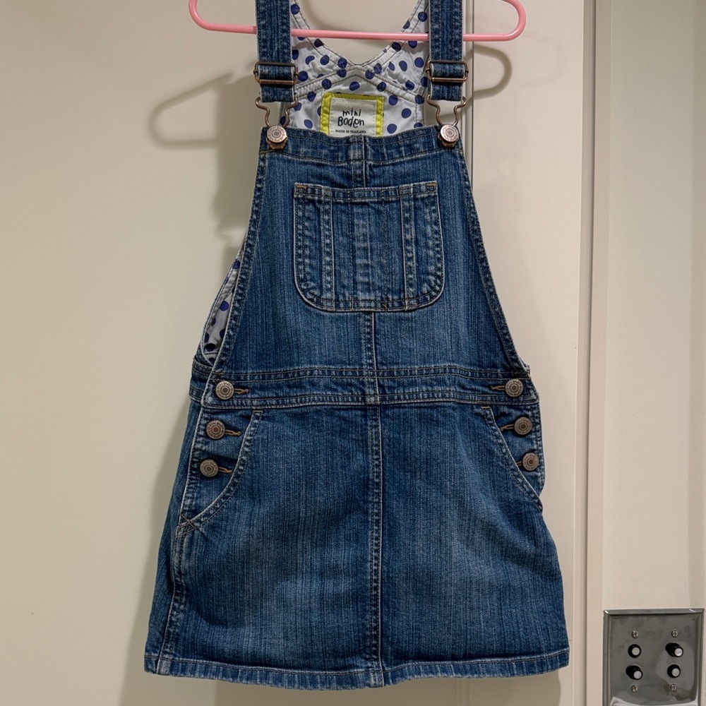 Mini Boden Denim Jumper - size 6/7